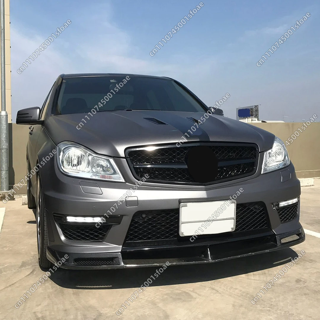 

For Mercedes Benz C class W204 C250 C300 2007-2014 AMG Front Grille Honeycomb Mesh Tuning Gloss Black Racing Replacement Upgrade