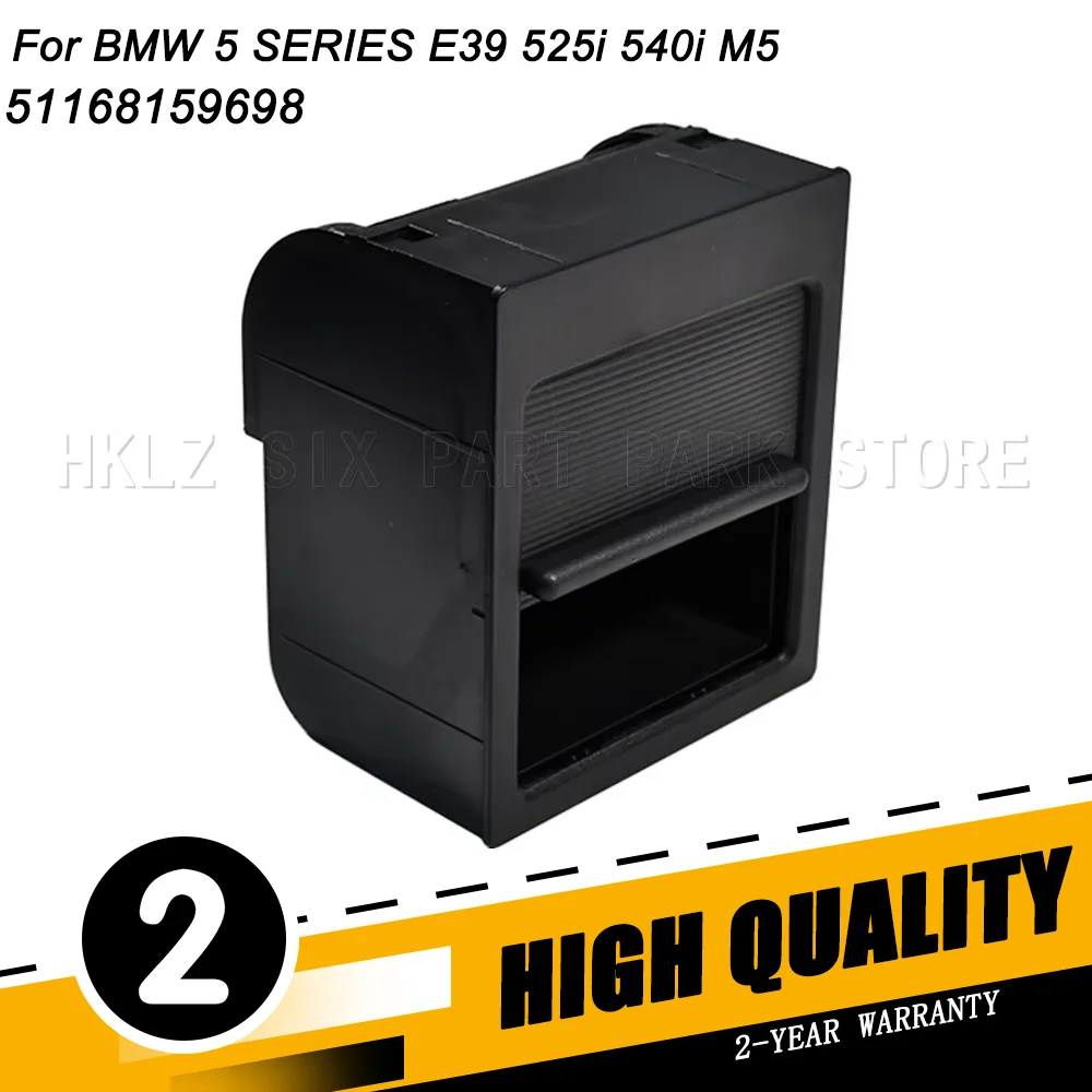 51168159698 Car Center Console Storing Compartment Black Coin Storage Tray NEW Plastic for BMW 5 SERIES E39 525i 540i M5