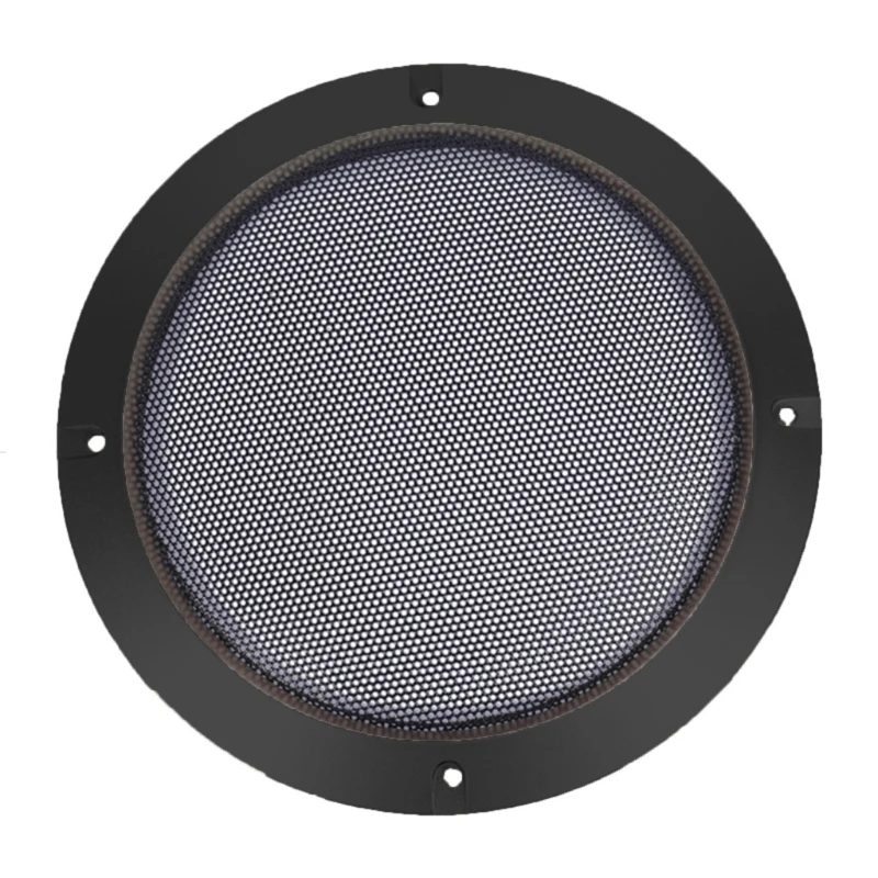 2/3/4/5/6.8/8 Inch Black Car Speaker Grill Mesh Round Horn Protective Cover Circle Enclosure Net 2PCS