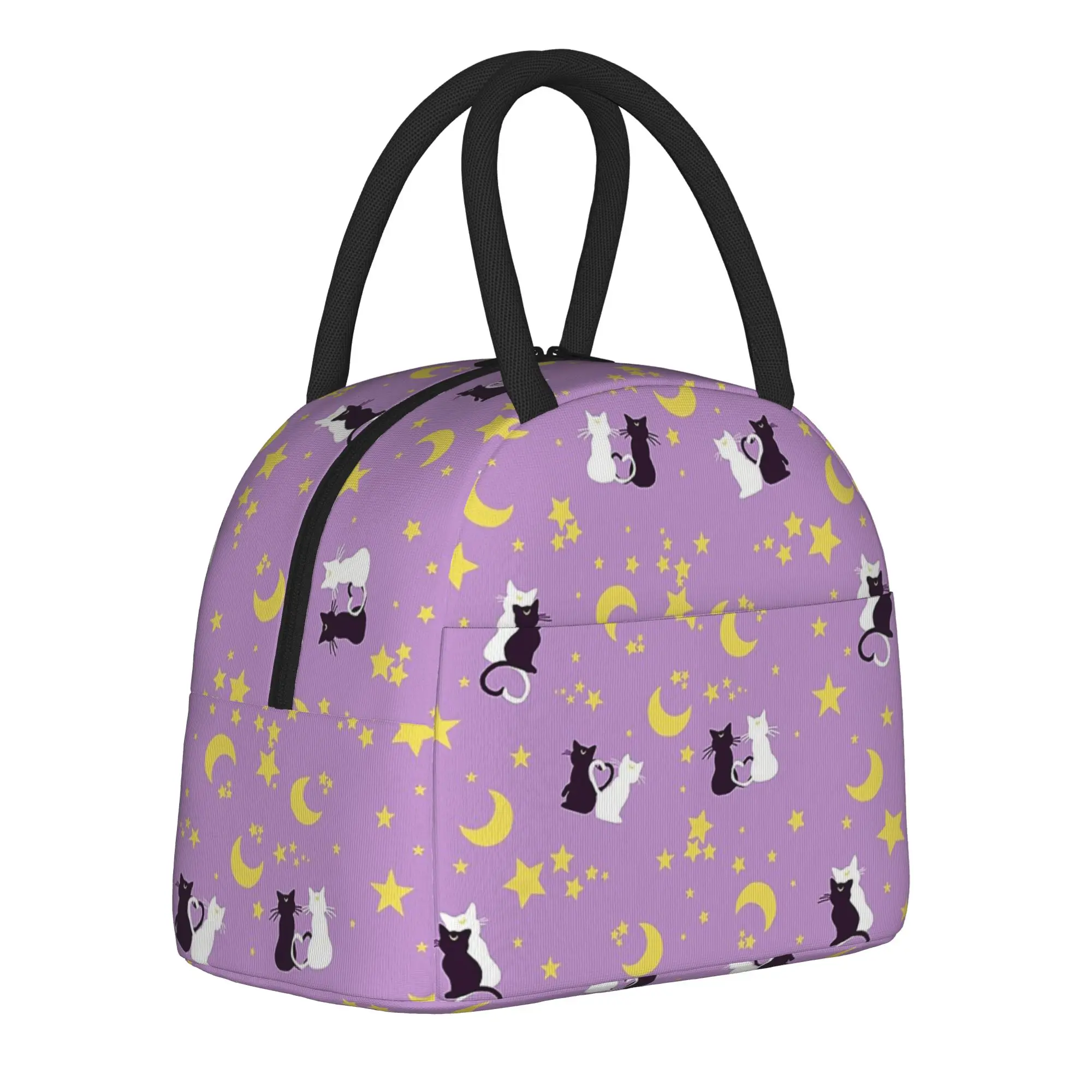 Sailors Moons  Insulated Lunch Bags Cooler Bag Lunch Container Japanese Anime Leakproof Tote Lunch Box for Men Women Beach