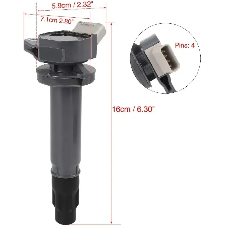 

Original Factory Quality Ignition Coil 19070-B1020 Engine Ignition System Replacement Spare Parts 1/4Pcs