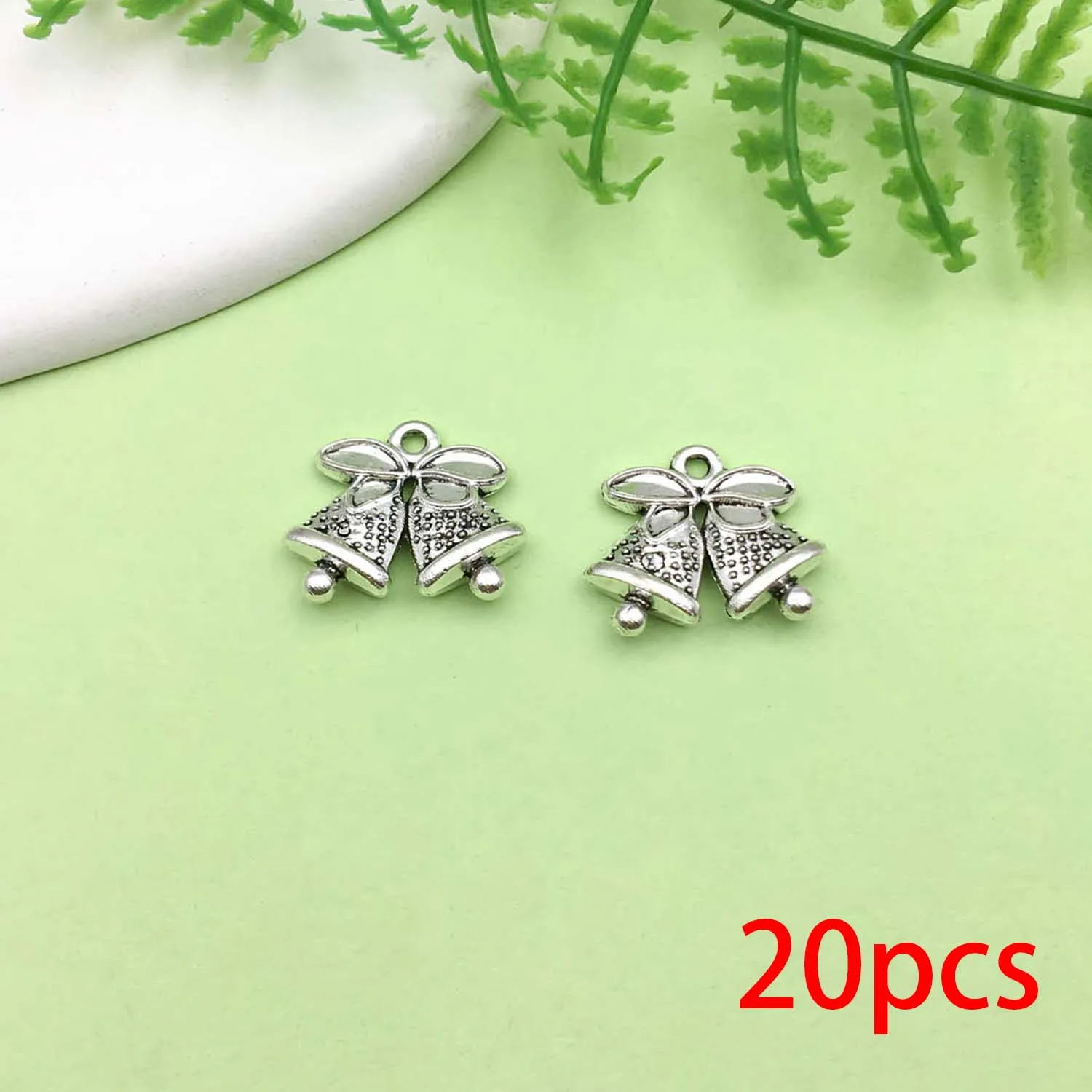20/43pcs Christmas Decoration Charms Alloy Santa Claus