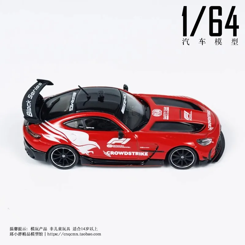 Tarmac Works Car Model 1/64 Benz Amg Gt Safety Car Model Simulation Alloy Room Display Cars Model Boy Collection Toys Gift