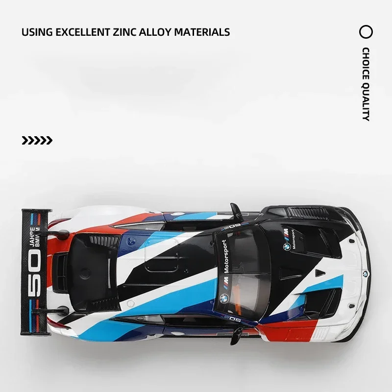 CCA 1:32 لسيارات BMW M4 GT3 Supercar سبيكة سيارة Diecasts ولعبة المركبات نموذج سيارة الصوت والضوء سيارات لعب الهدايا