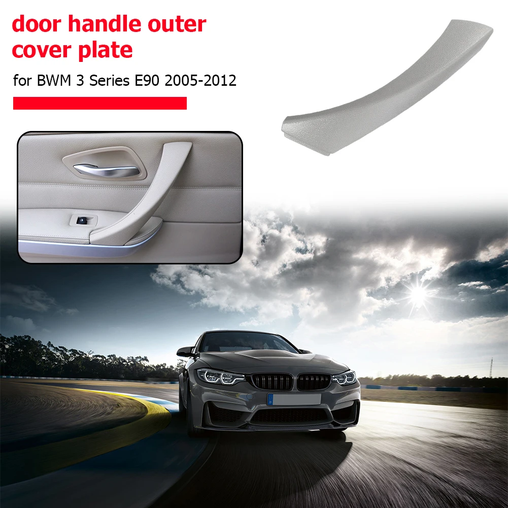 Car Inner Handle Interior Door Panel Pull Trim Cover Black Left Right for BMW 3 Series E90 E91 316/318/320/325/328/330/335