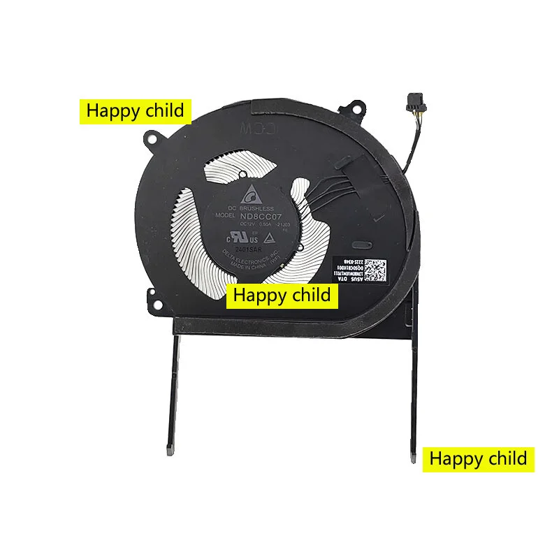 Original for Asus Zenbook Pro 16x OLED ux7602z ux7602zm CPU cooling fan