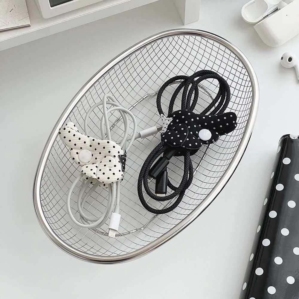 Angel Angel Wing‑Shaped Fabric Cable Organizer, Anti‑Tangle Wire Winder, Portable Clip Holder for Earphone and Charging Cords - Aliexpress Deal