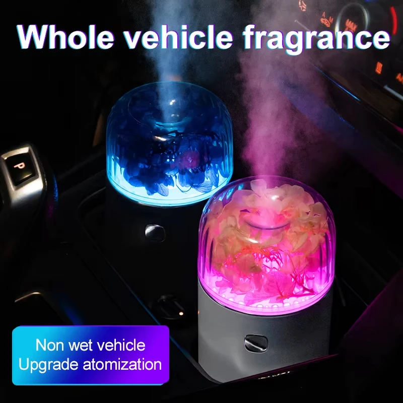 100ML Mini Air Humidifier USB Electric Aroma Diffuser Essential Oil Purifier Aromatherapy Mist Maker Lights For Car Home Bedroom