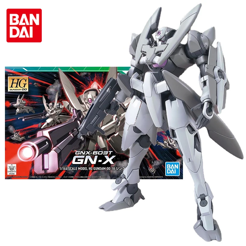 

Комплект игрушек в стиле аниме Bandai, Подлинная Гундам, HG 1/144, коллекция GNX-603T, экшен-фигурка из аниме, GN-X