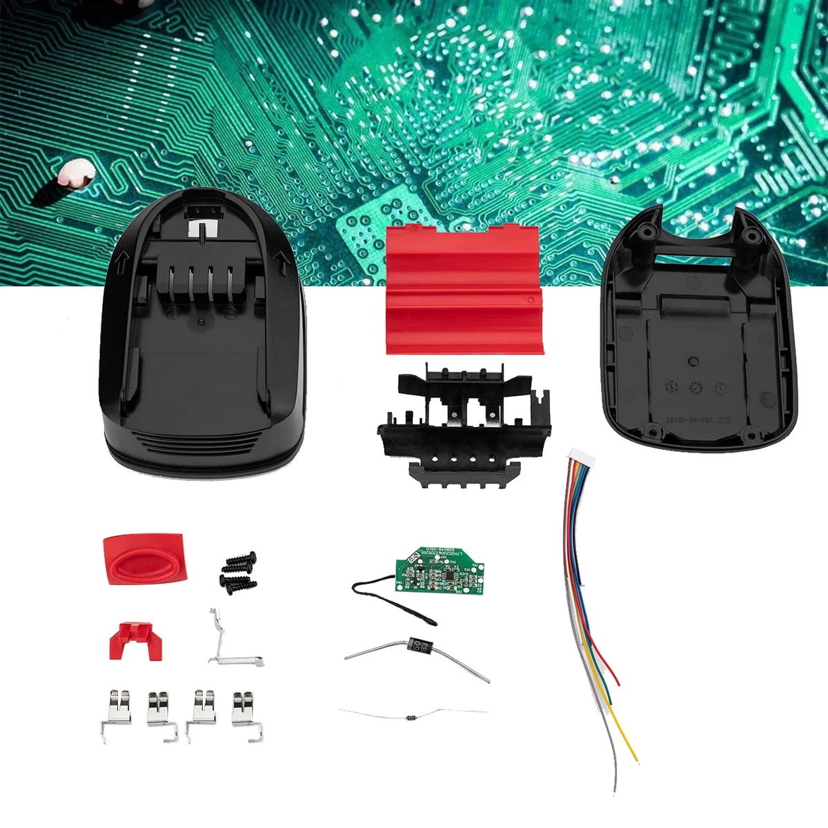 Batterij Plastic Behuizing Voor Bosch 18V Pba Oud Model 5-Core Lithium Batterij Beschermhoes