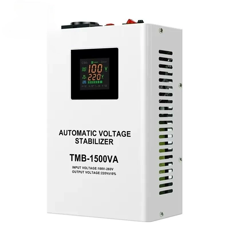Auto 1000VA 2000VA 3000VA Single Phase Automatic Voltage Regulators/Stabilizers Wall Mounted AC220V for Home Use