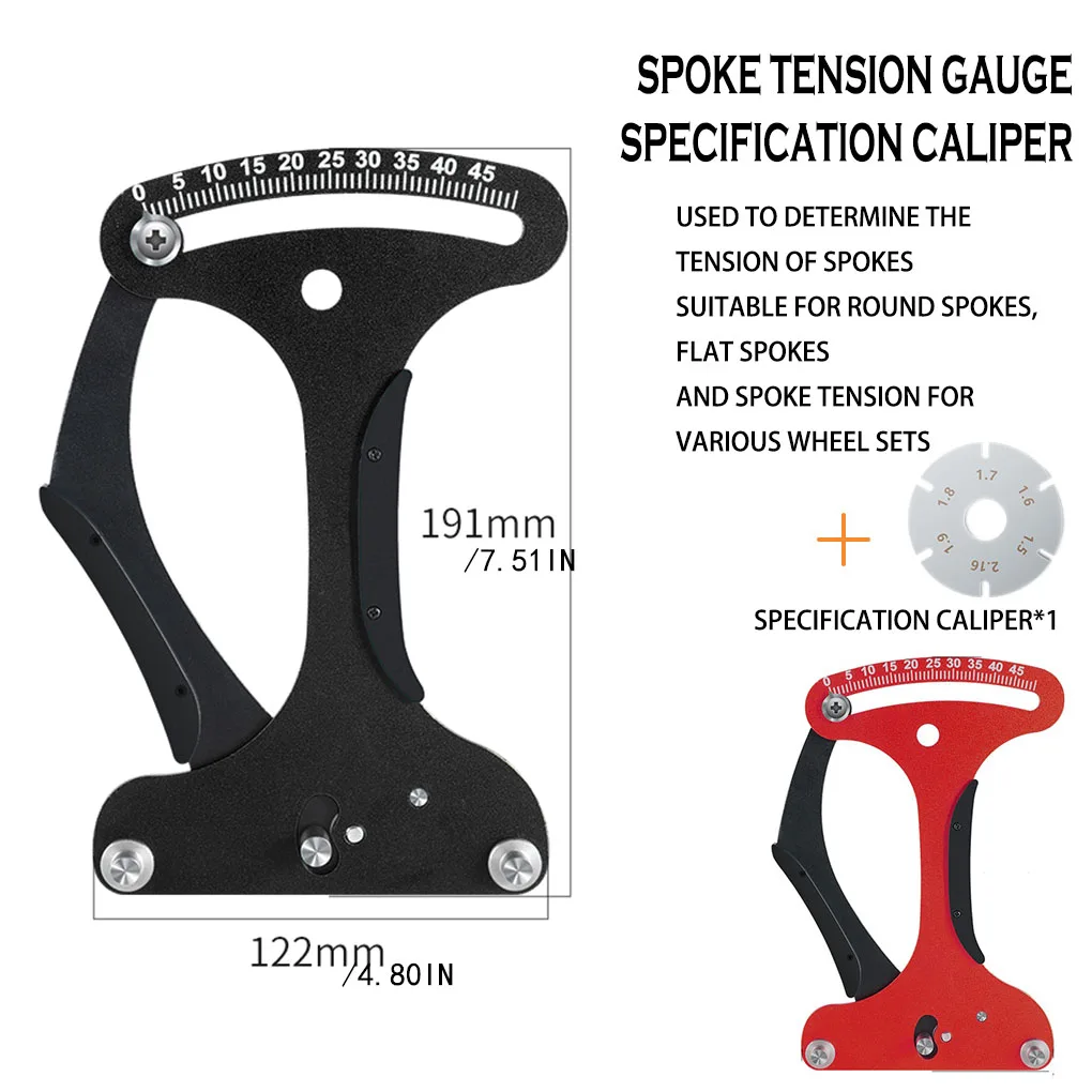 

Spoke Tension Meter Gauge Accessories Calibration Bicycle Repair Tool Precise Spokes Checker Cycling Accessory