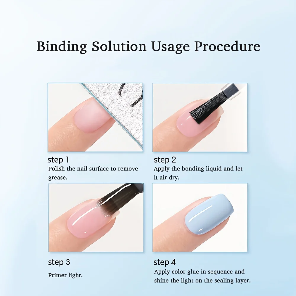 مجفف/موازن لإعداد الأظافر خالي من الأحماض - سريع الجفاف لأظافر الأكريليك. حل إعداد أساسي قبل استخدام علاجات الصالونات