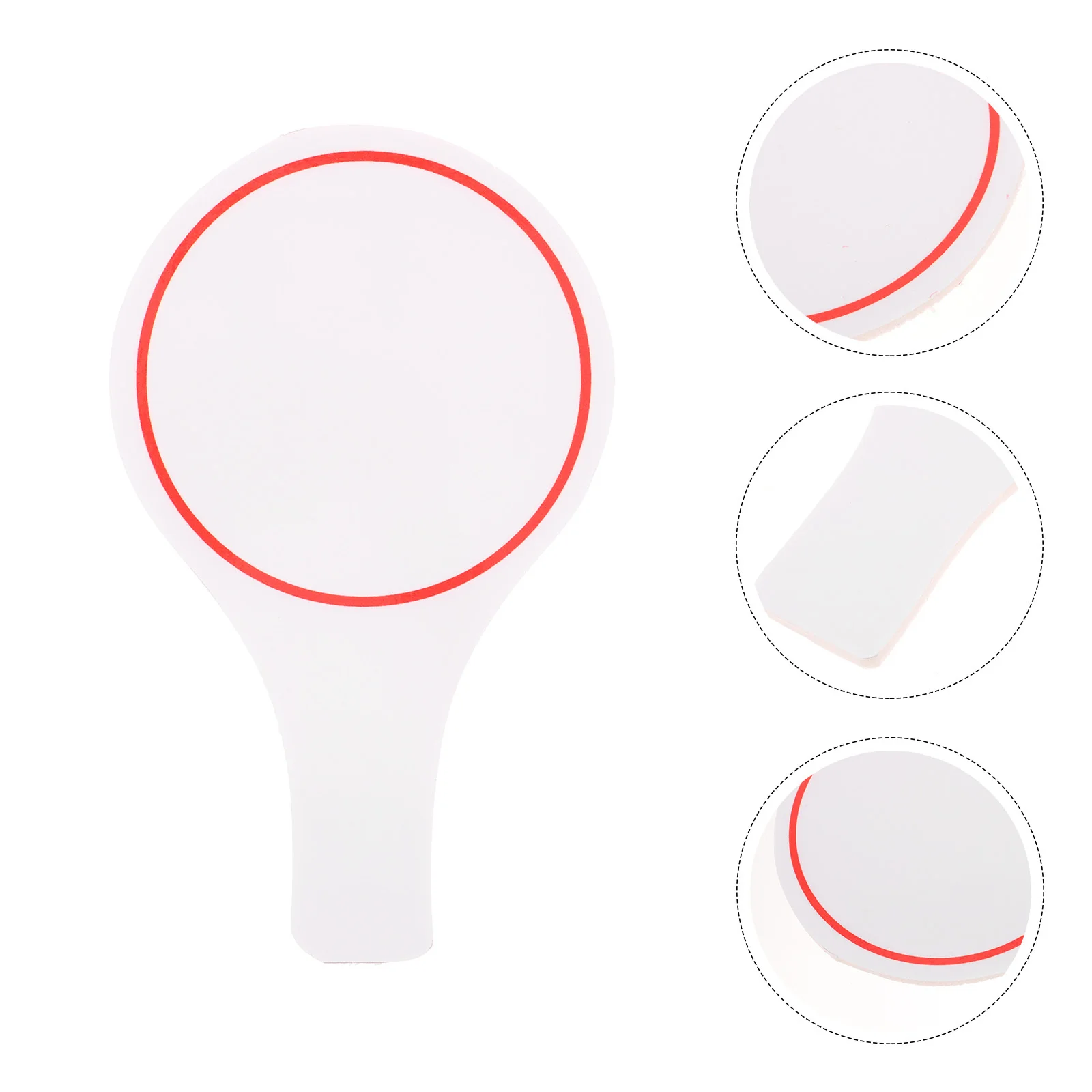 

4pcs Scoreboard For Games Dry Erase Paddle Boards Single Side Write Voting Scoring Board Classroom Quiz Family Game Props