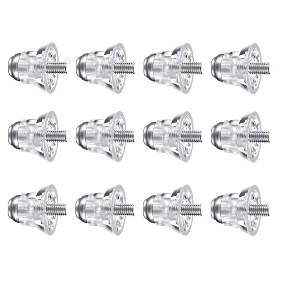 12pcs Soccer Boot for studs for Soft Ground Use with 13mm and 16mm Spike Options and 5mm Thread Interface for Most Cleats