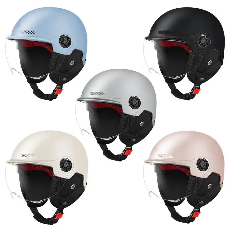 

Kask motocyklowy Unisex Kask rowerowy Kask rowerowy Elektryczny kask rowerowy Regulowana czapka przeciwsłoneczna na letni kapelusz