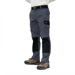 Men's Work Pants Multi Pockets Workshop Long Cargo Pants Work Trousers for Daily Wear Outdoor Workwear Pants