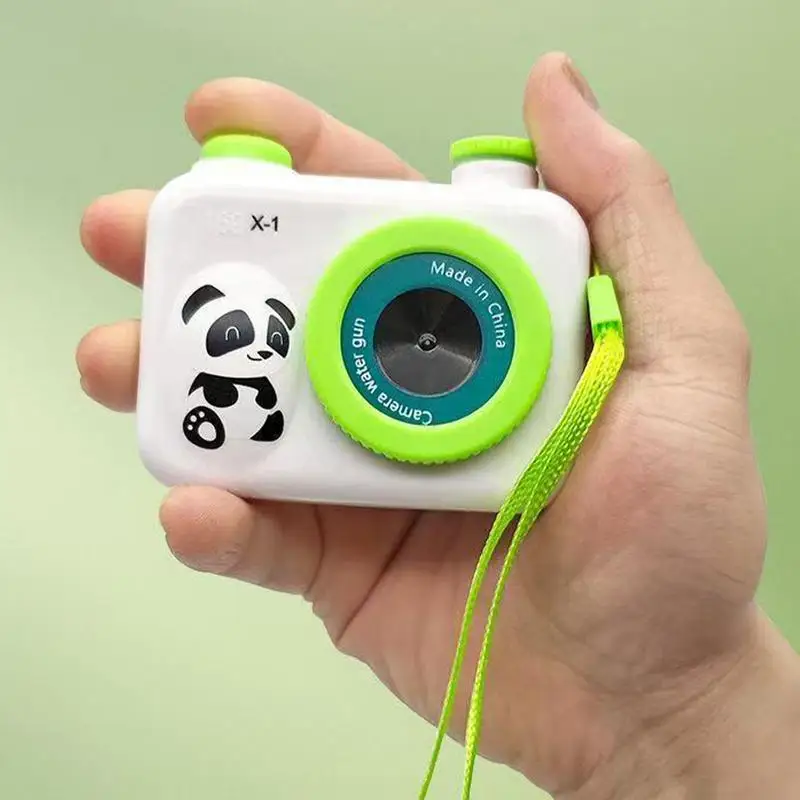 2 SZT. Kamera Squirt Dowcip Śliczna Panda Symulacja Kamera z Rozpylaniem Wody Fajne Zabawki Gadżety Rekwizyty do Zdjęć Nowość
