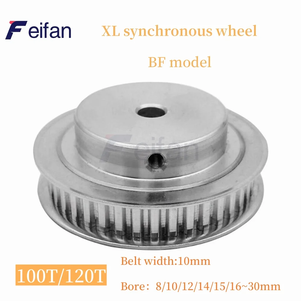 

XL Synchronous Pulley BF Type 100 Teeth 120Teeth XL timing belt gear Belt width 10mm Inner Hole 8/10/12/14mm-30mm XL Timing gear