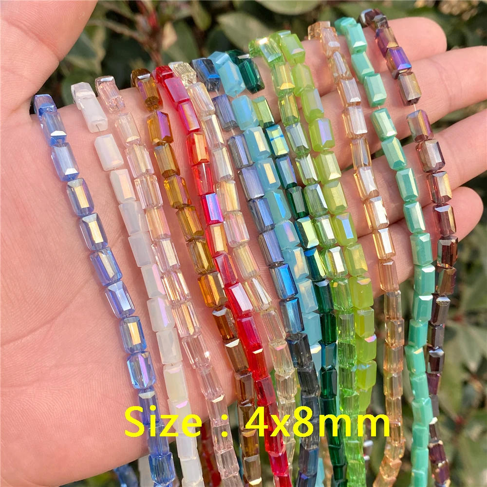 Wholesale Crystal Glass Beads Faceted Austrian Crystal Loose Spacer Beads for Jewelry Making DIY Bracelet Neckace Accessries