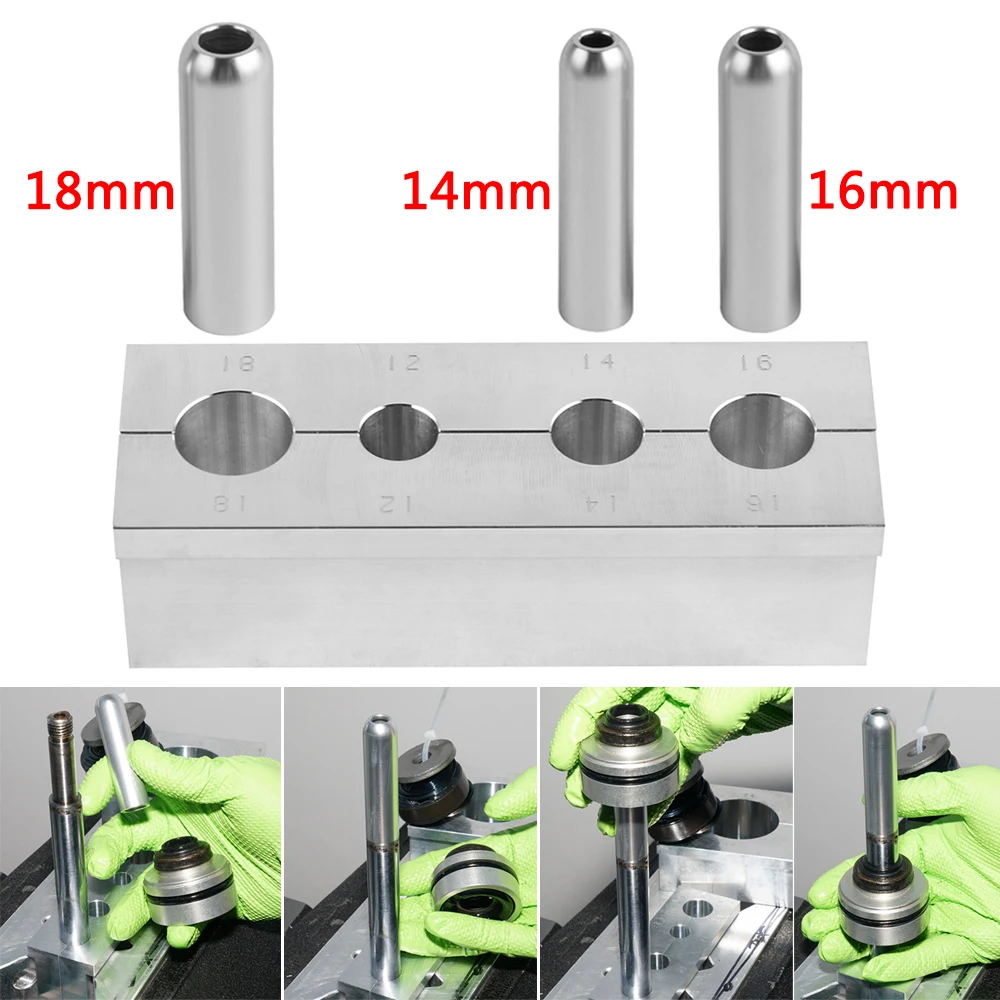 Motorcycle 12/14/16/18mm Rear Shaft Holding Tool for KTM Yamaha Honda Kawasaki Suzuki Husqvarna Shock Seal Bullet Tool