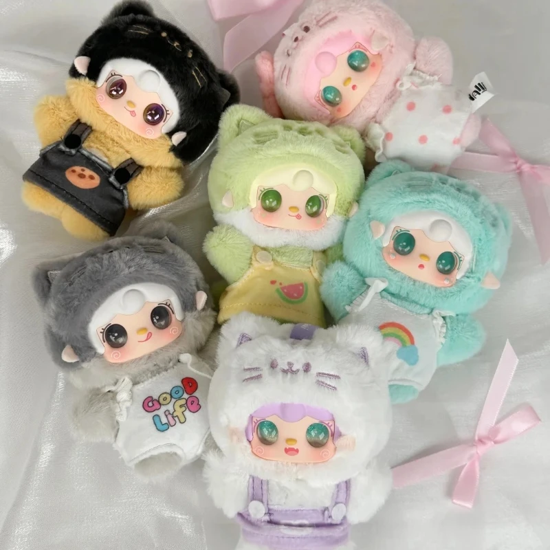 

Yooki Meow Summer Party Series Blind Box Cute Plush Doll Backpack Pendant Come With Swimming Ring Vinyl Toy Ornament Mystery Box