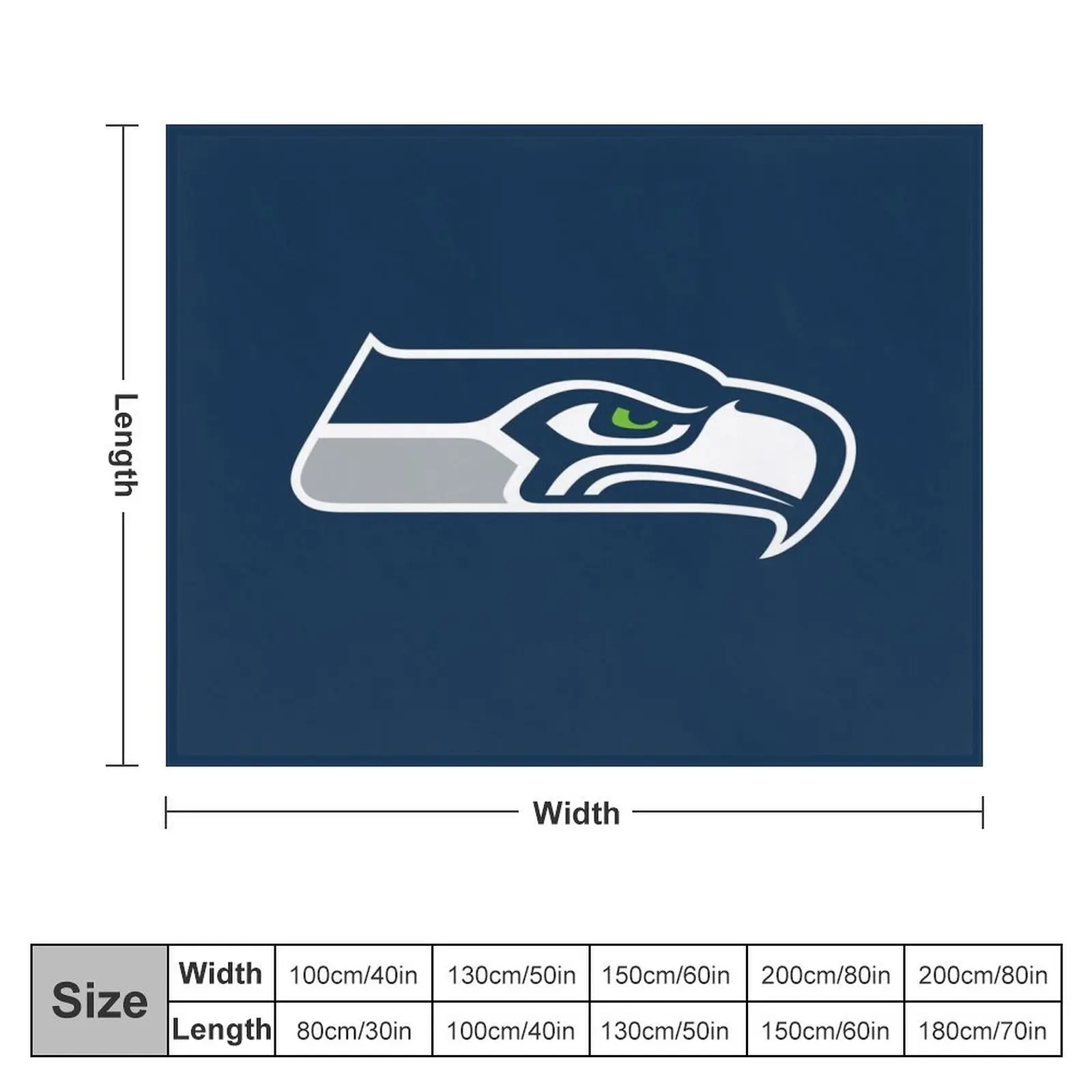 Cute-Seattle-Icon Throw Blanket Heavy Beach Blankets