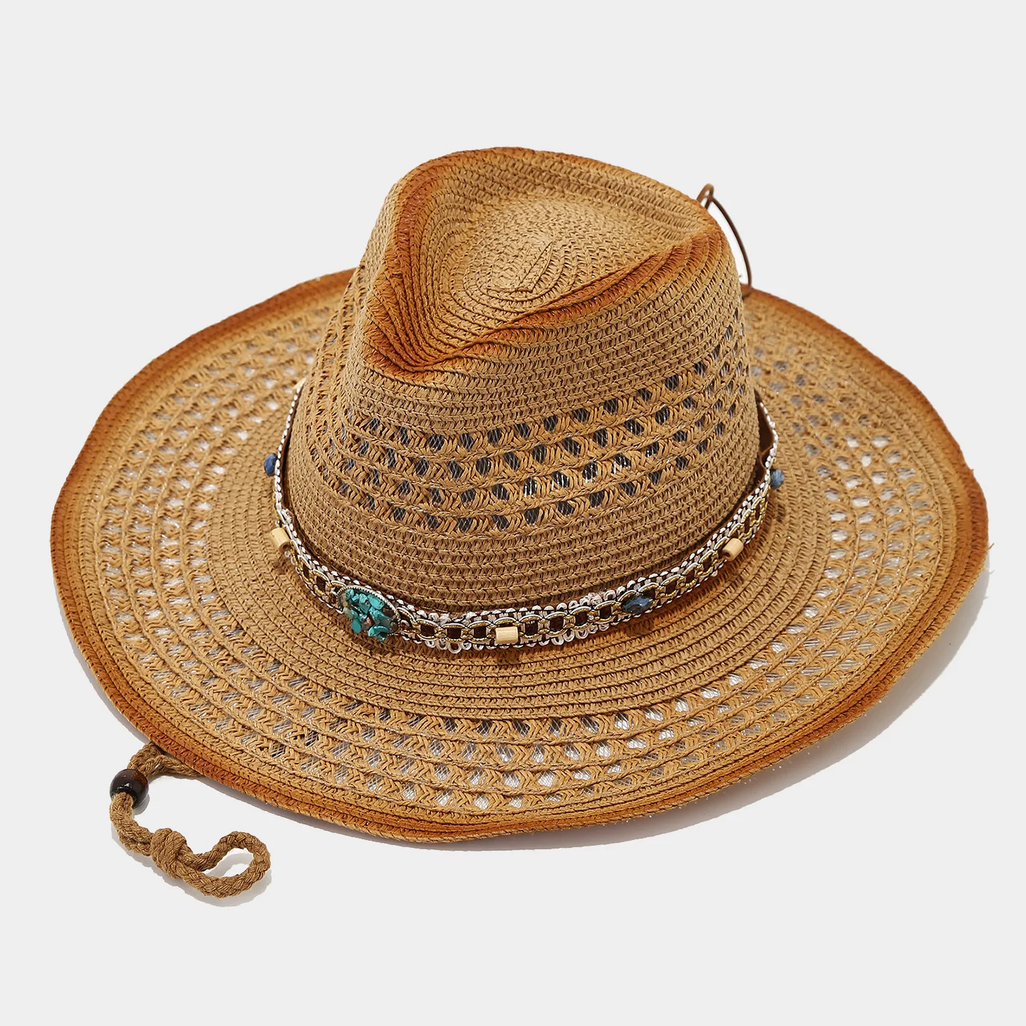 Chapéu de Cowboy Vintage de Pa - Bucket Hat Straw avaliação e preço
