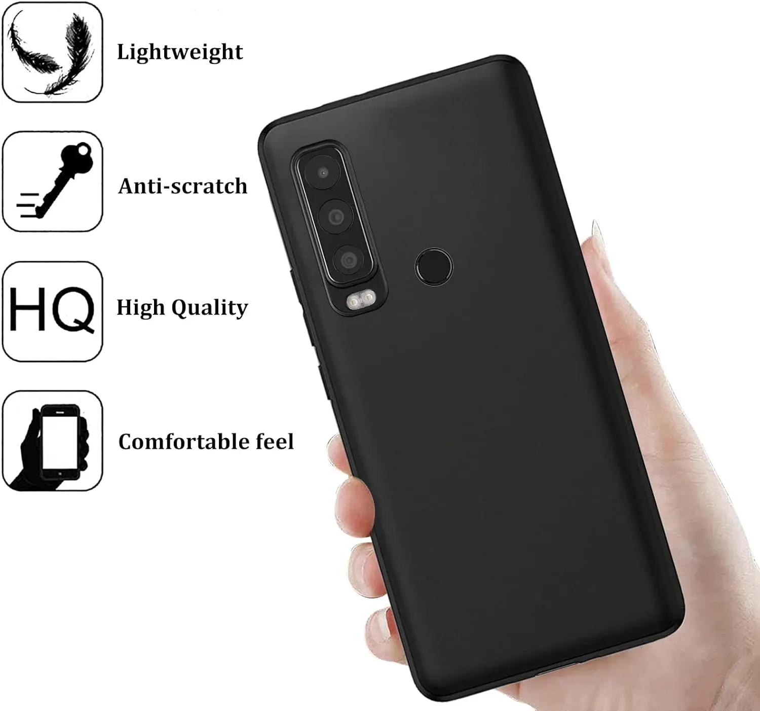 3-in-1 Glass + Full Cover Case for CAT S75 5G Silicone Case for CAT S75 5G Screen Protector