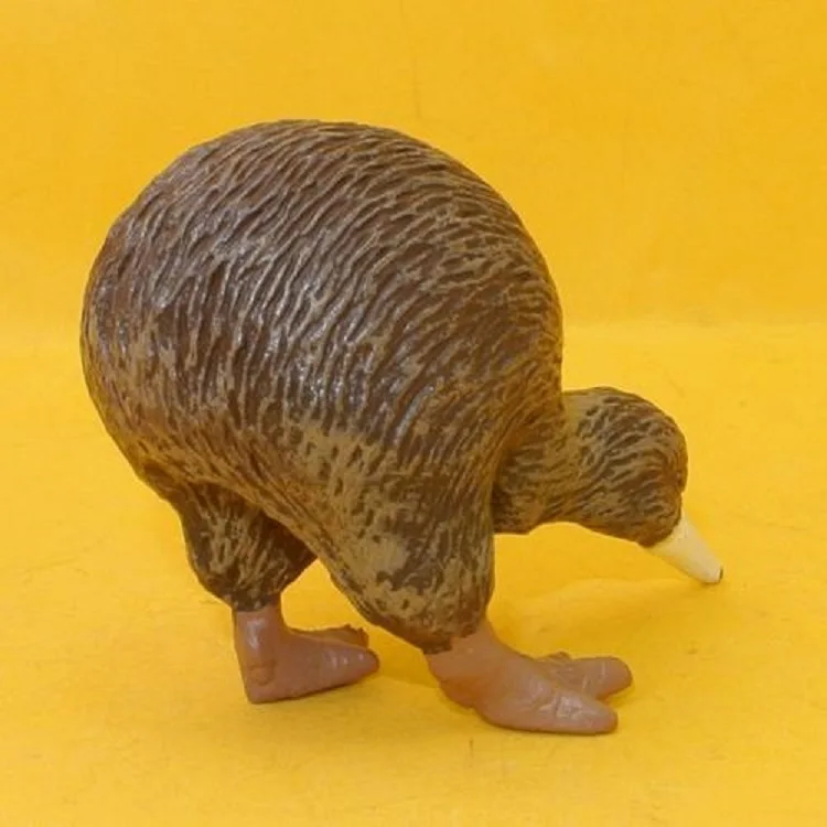 

Очаровательная пластиковая модель дикого животного: имитация птицы киви, детская игрушка-украшение, статическая модель