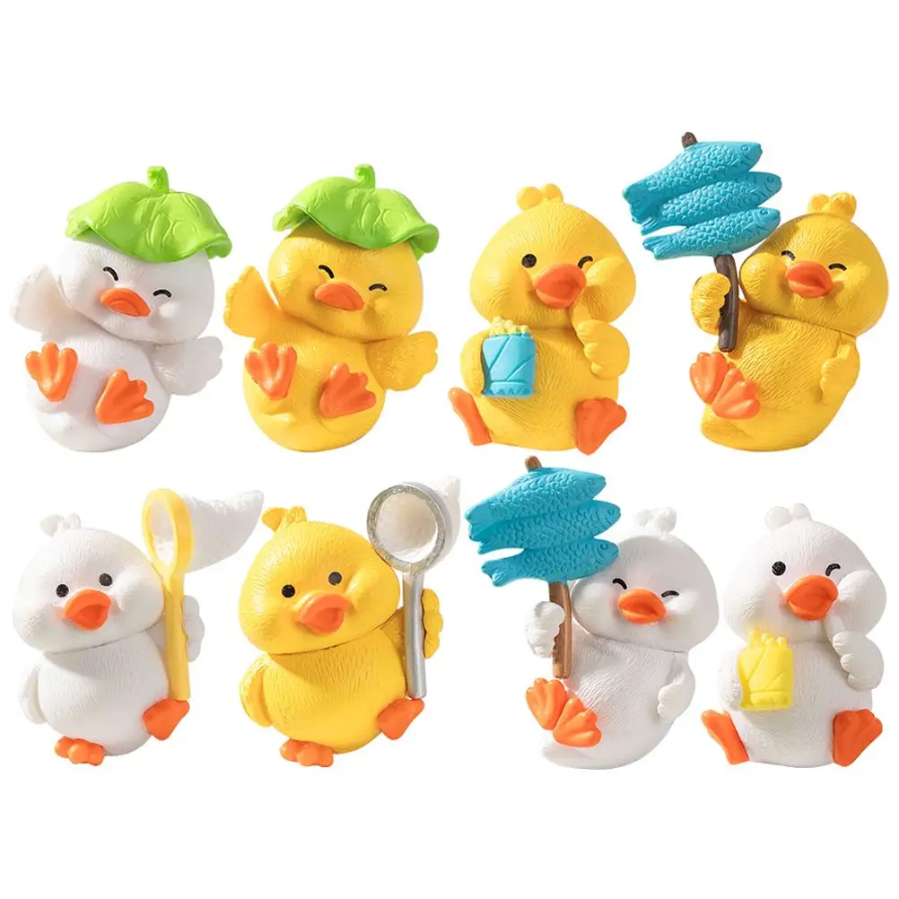 Animal Decoration Mini Resin Ducks Desktop You Figurine Figurines Bulk Ornaments
