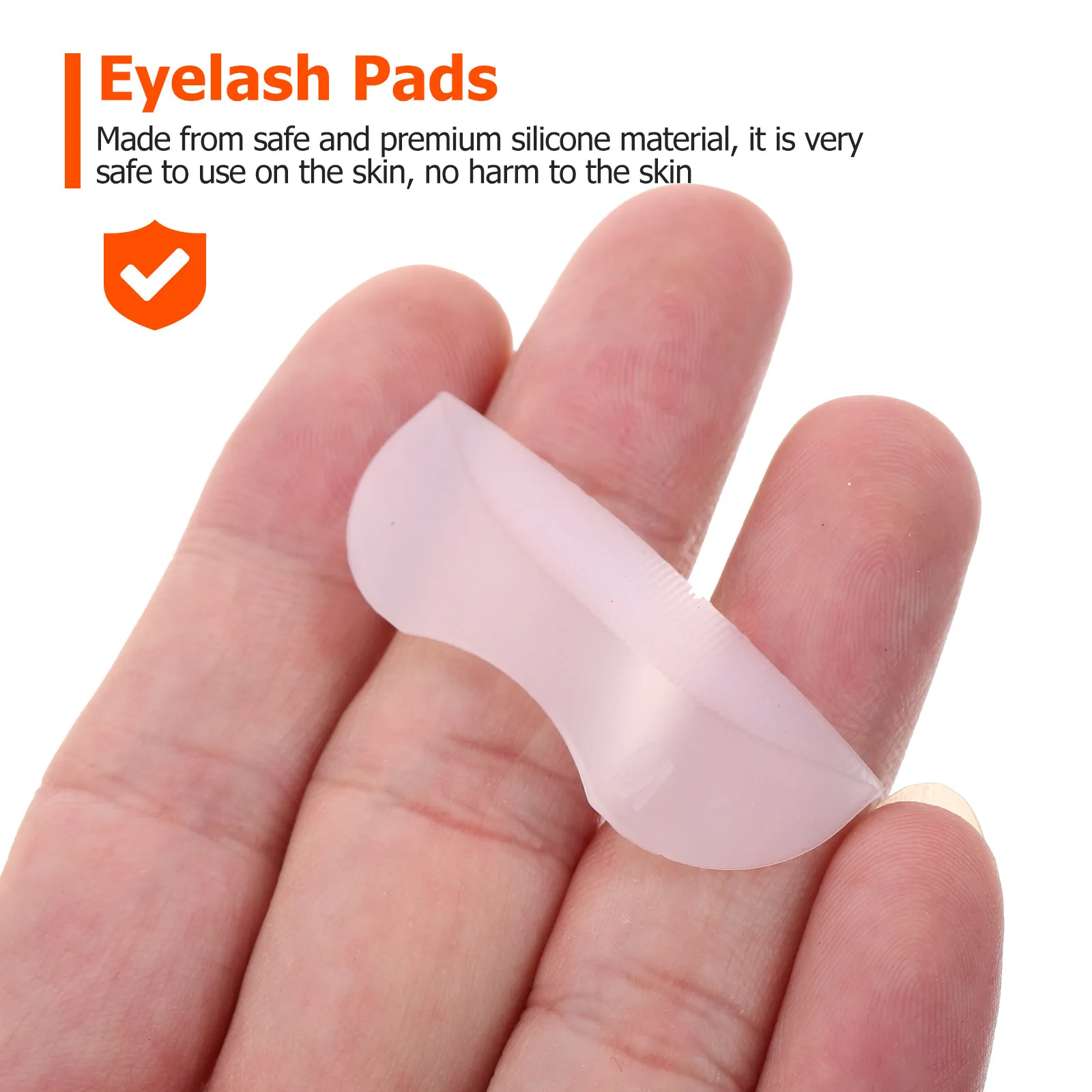 2 Boxes Silicone Eyelash Extension Pads Eyelash Perming Mats for Curling Lash Grafting Soft Flexible Skin-Friendly Beauty Salon