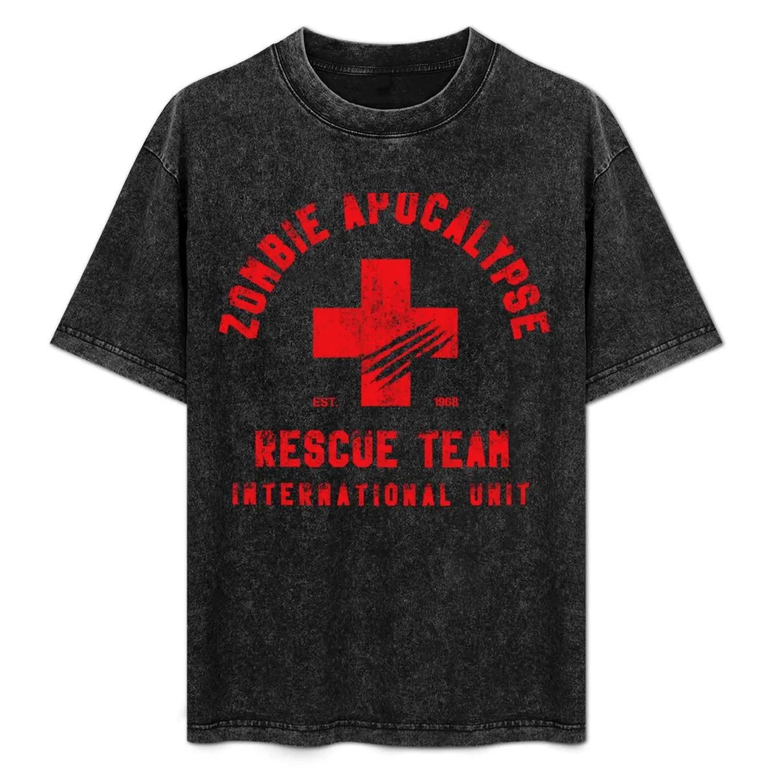 

Zombie Apocalypse Rescue Team T-Shirt cute clothes oversized plain men t shirt