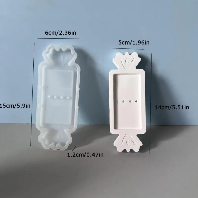 قالب حامل حلوى من السيليكون قابل لإعادة الاستخدام من R3MC لحرف الخبز في العطلات وفن الراتنج #6