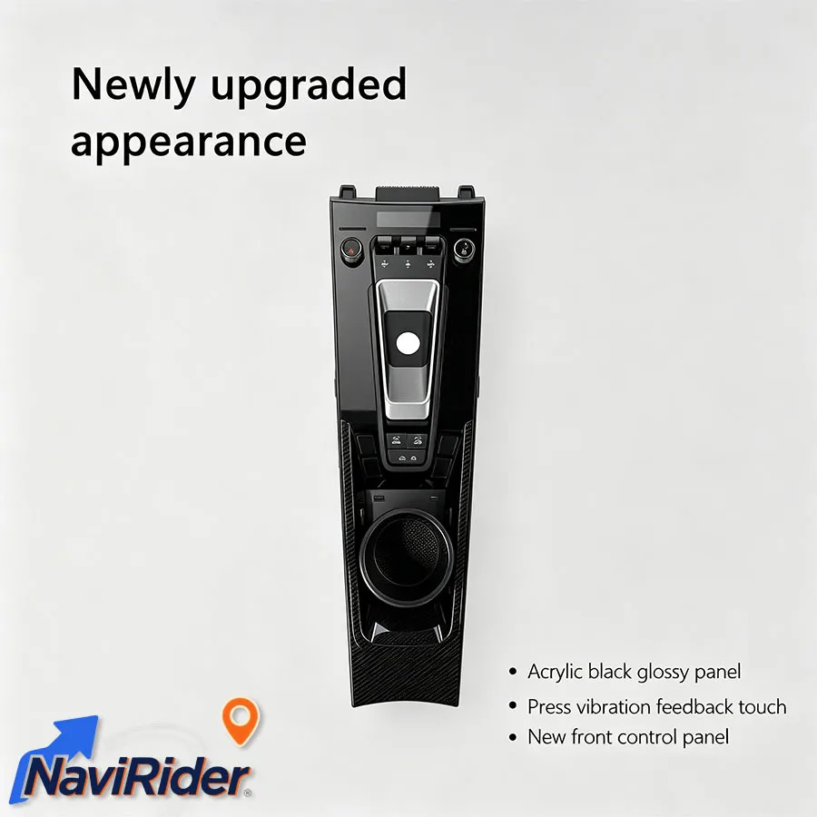 Digital Car Center Console Saddle For Porsche 911 718 2016-2023 Front Gear Shift Control Panel Interior Decorative Accessories