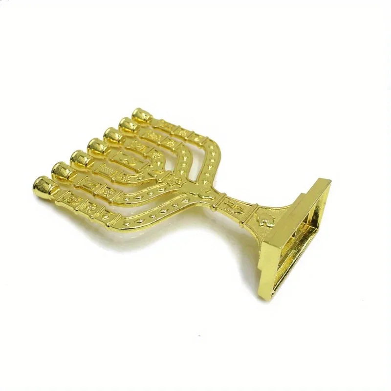 1PC Menorah Candle-holders Religions Candelabra Hanukkah Candlesticks 7 Branch Candle Holder