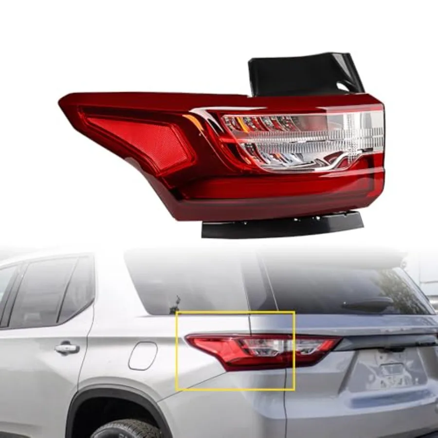 اليسار LED الفرامل الخارجي الذيل ضوء لمبة خلفية سائق الجانب LH متوافق مع 20182021 شيفروليه ترافيرس عالية البلاد RS LS L LT قبل