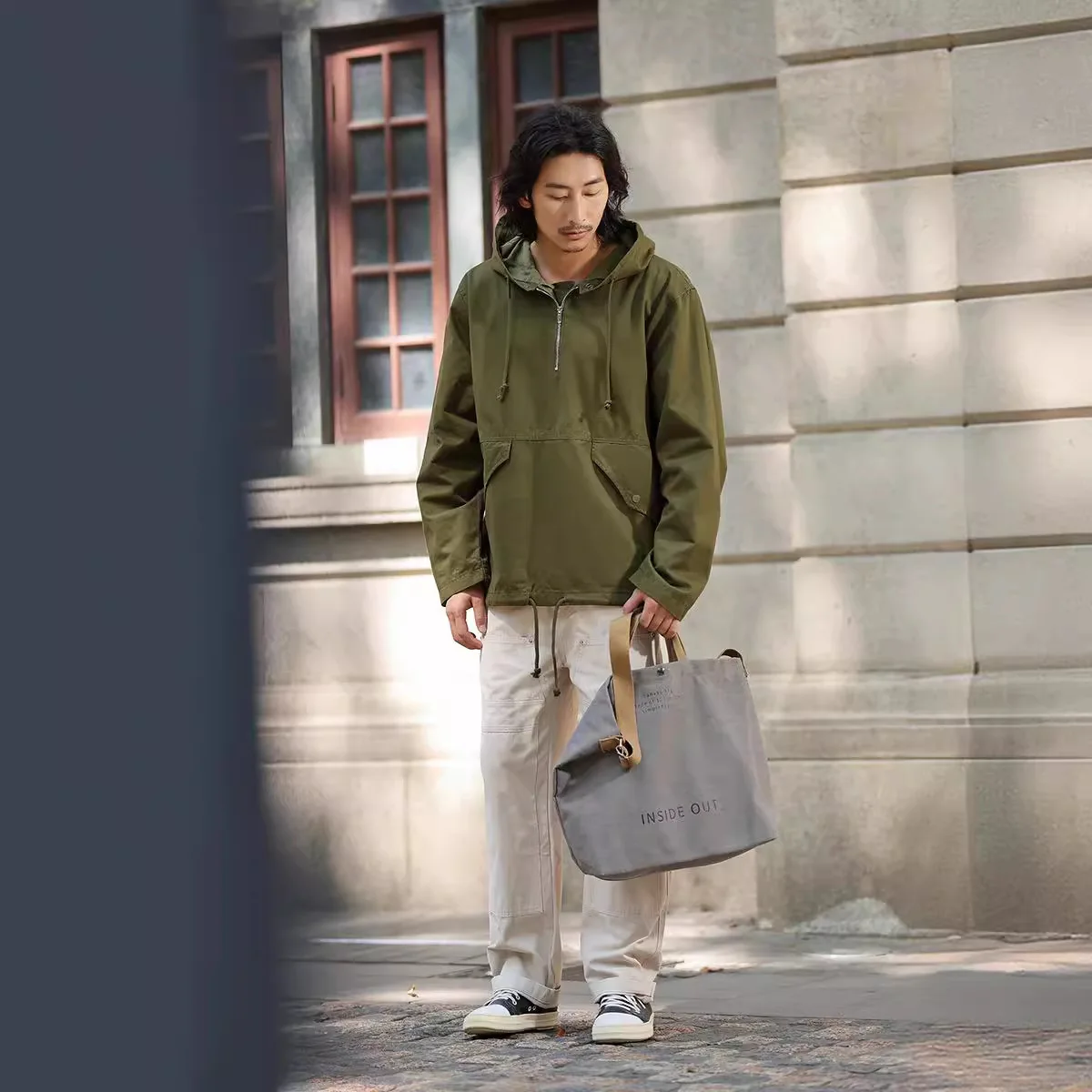 

Куртка-парка камуфляжная с капюшоном для охоты, ветровка для активного отдыха, молодежная, свободного кроя, осенняя, бренд OKONKWO