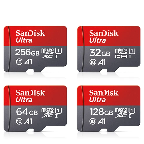 Imagen 2 del producto Tarjeta de memoria Sandisk genuina, 128GB, 32GB, 64GB, 256GB, tarjeta Flash SD/TF, Mini SD 32 64, 128GB, tarjeta TF para altavoces de teléfono, Robot