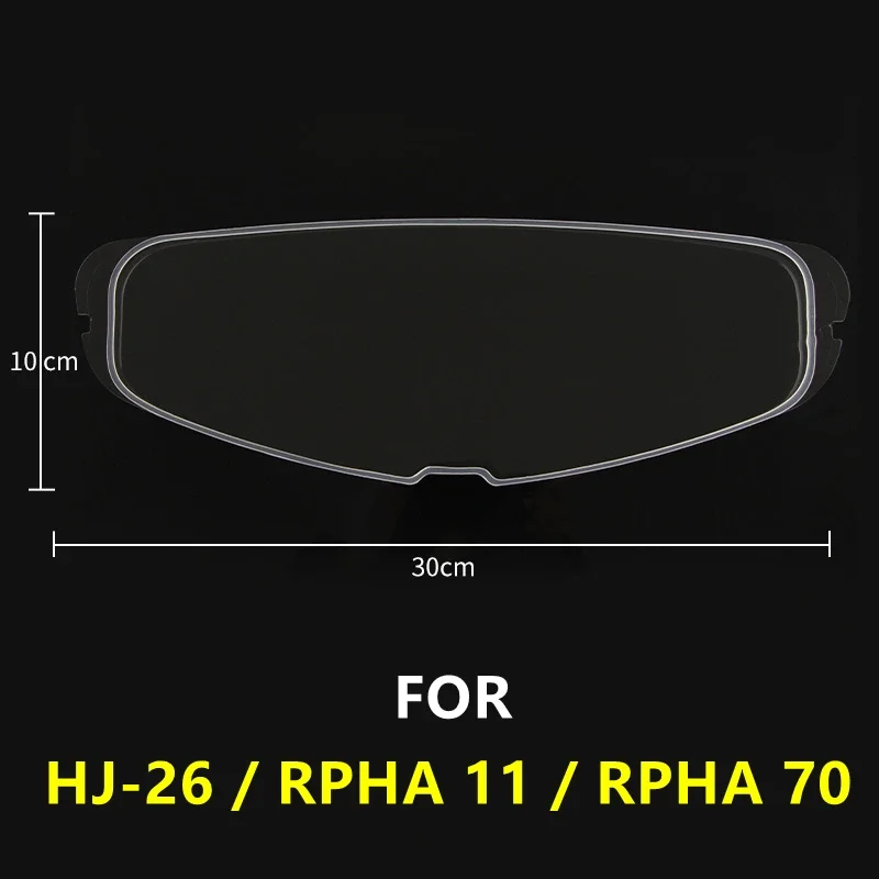 Motorcycle Helmet Visor Film Anti Fog for HJC RPHA 11 PRO RPHA 70 ST HJ-26 Lens Anti Fog Film Motorcycle Helmet Accessories