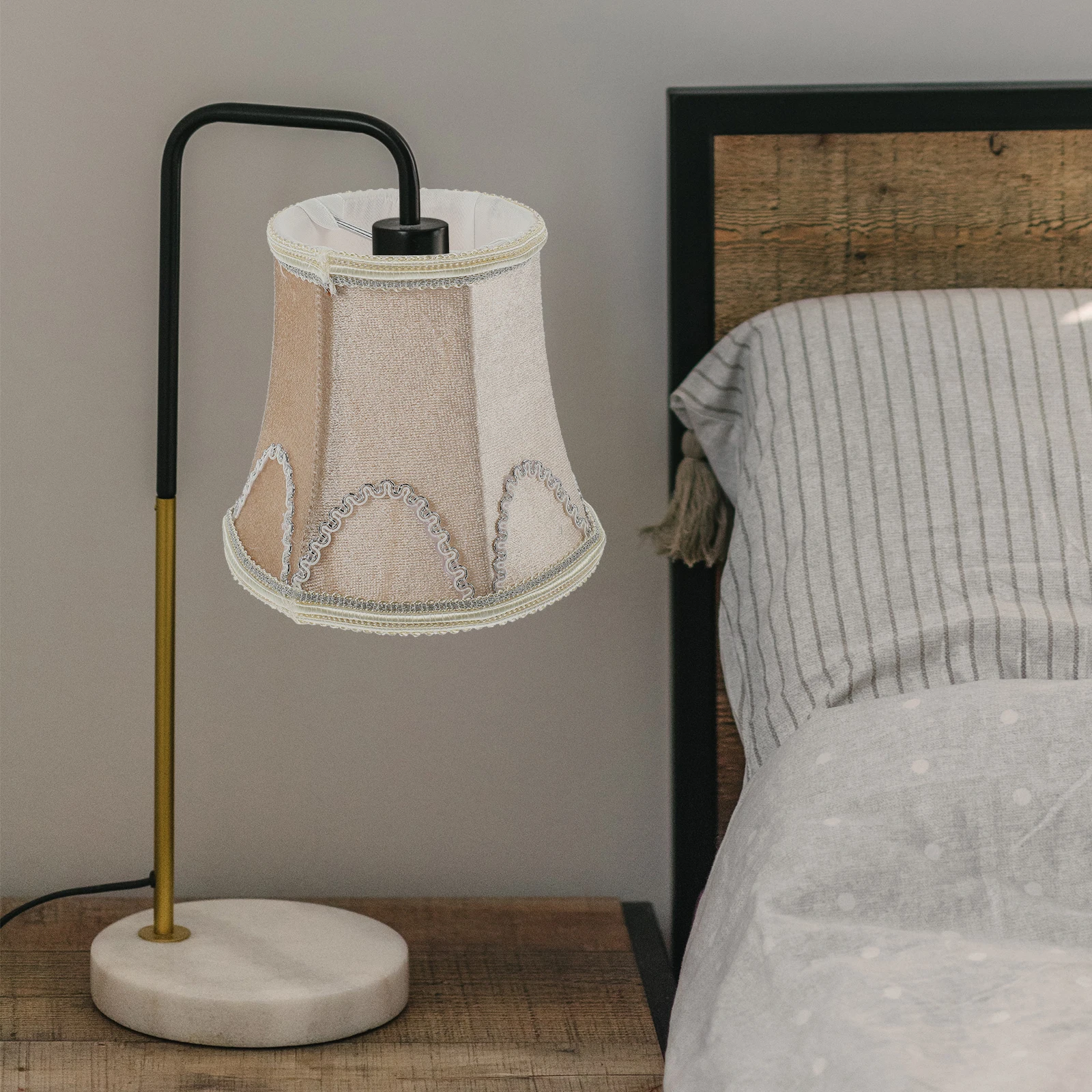 

Premium Floor Lamp Shade Replacement Lightweight Easy Install Rustic Decorative Look for Living Room Bedroom Study Warm Lighting