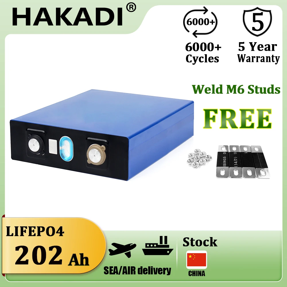 CATL Lifepo4 Prismatic 3.2V 200Ah 202Ah Rechargeable Batteries 4-16PCS For Home Appliance Solar Energy Storage Boat