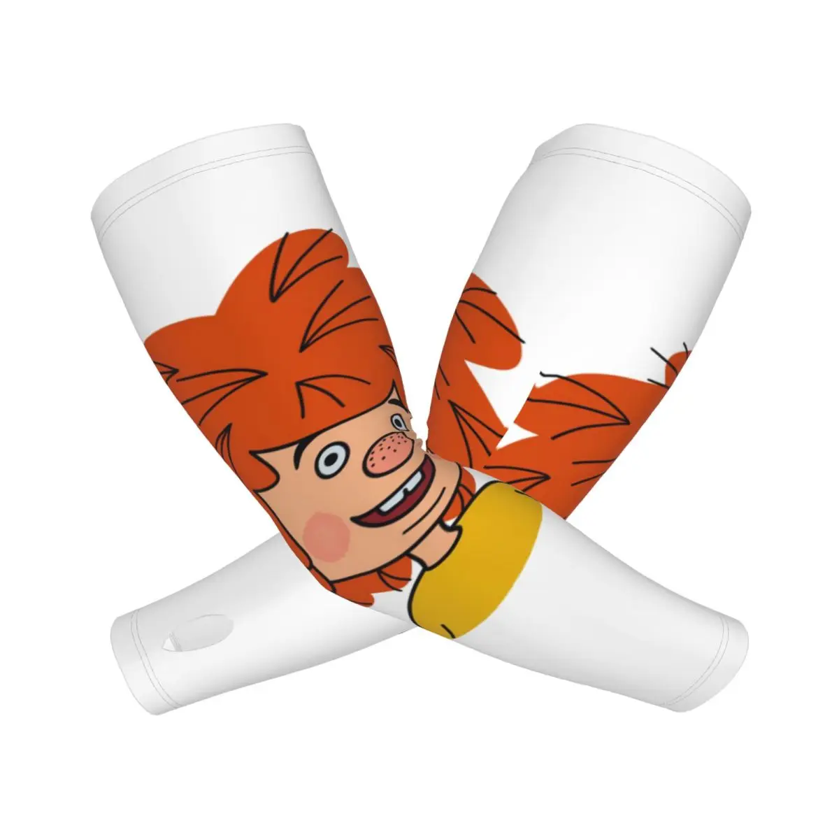 

Pumuckl уличные рукава для защиты от солнца и ультрафиолета, летние рукава из ледяного шелка для езды на велосипеде с татуировкой