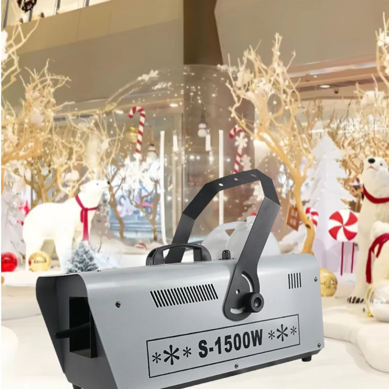 1500W Stage Snowflake Machine Outdoor Artificial Snow Small Portable Snow Spray Machine Commercial Simulation Snow Machine