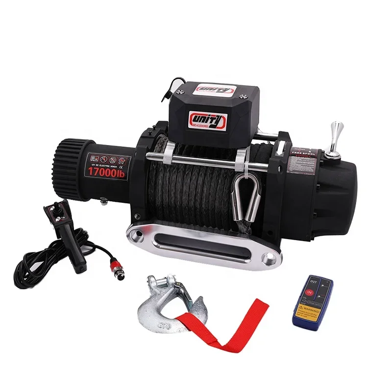 Manufacturer Unity Professional In OEM NEW MODEL Wholesale 4x4 Truck 3 Ton Portable Electric Winch Mini 24V/12V Electric Winch