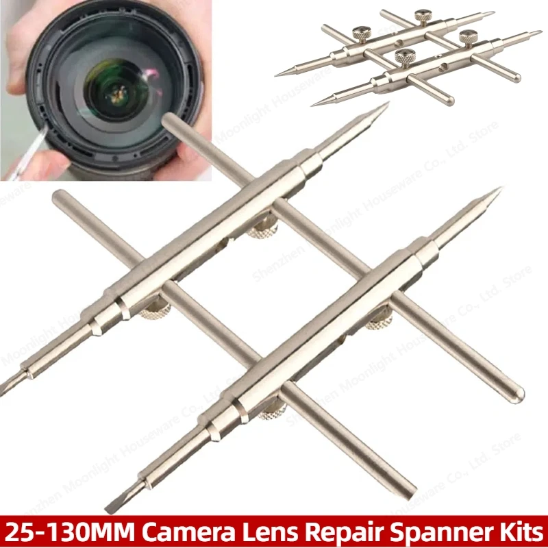 

Гаечный ключ для ремонта объектива камеры, разборный гаечный ключ, открытый инструмент, универсальный регулируемый для объектива 25-130 мм, аксессуары для ремонта зеркальной камеры
