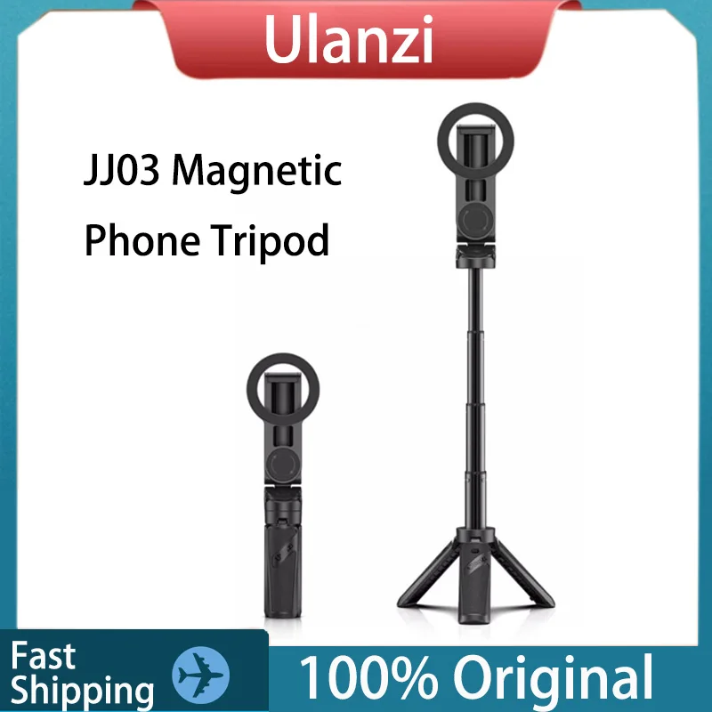 

Ulanzi JJ03 штатив мини-магнитный телефон портативный настольный штатив беспроводной Bluetooth палка для селфи для Apple iPhone 16 15 Pro