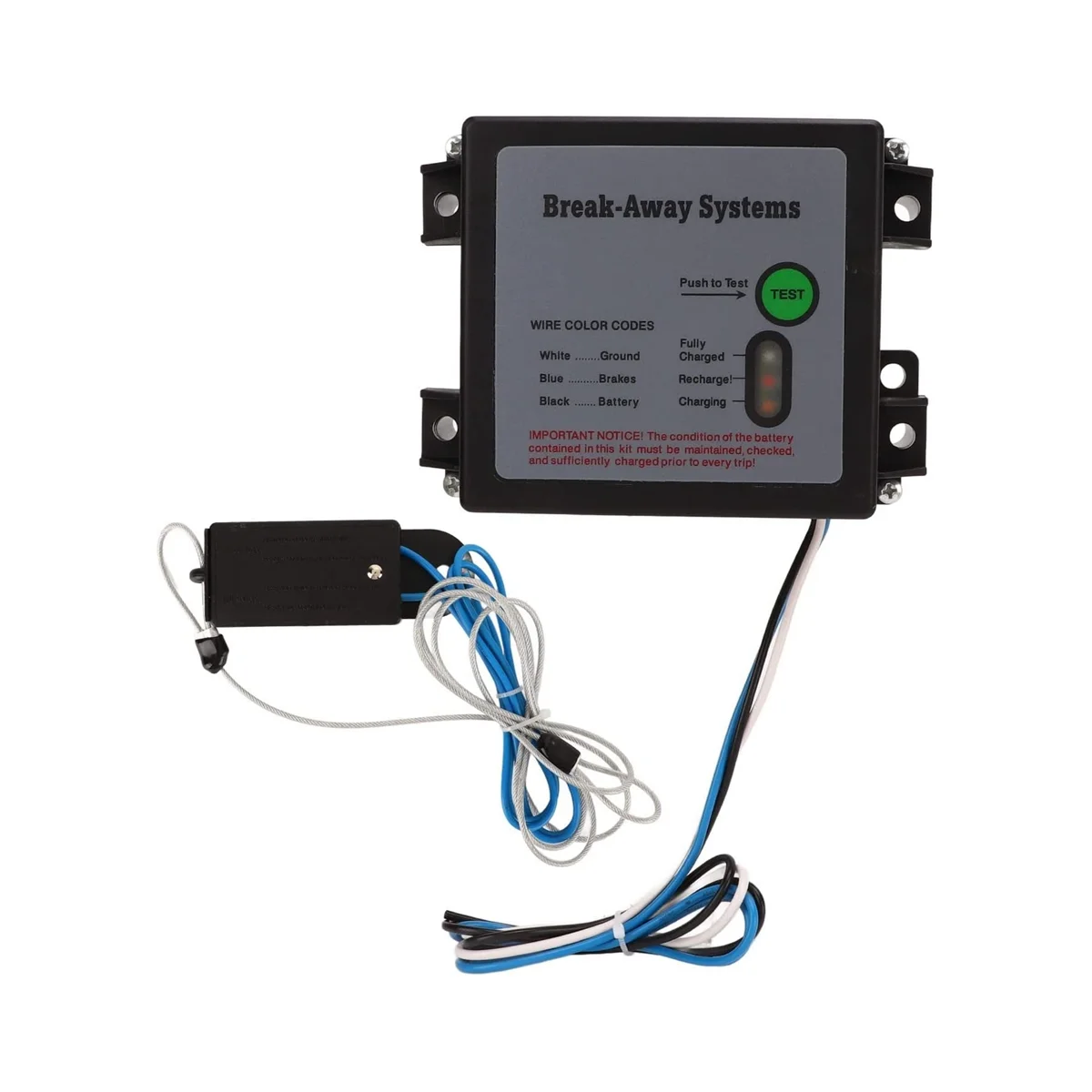 

Trailer Brakes Breakaway Kit, LED Trailer Breakaway Kit Test Breakaway System Universal for Vehicle