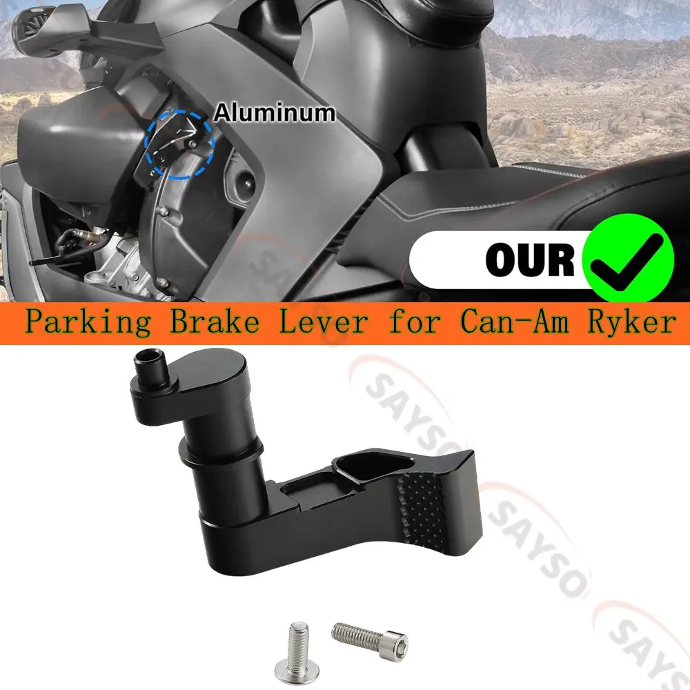 

Parking Brake Lever for Can-Am Ryker Billet Aluminum Parking Brake Lever Fit For Can-Am Ryker, Ryker Rally Edition, Sport, 600,