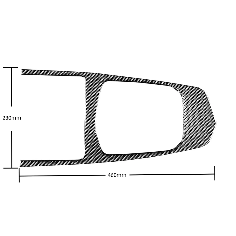 BMW Z4 시리즈 G28 G29 2019-2023 탄소 섬유 액세서리 인테리어 자동차 중앙 제어 기어 시프트 패널 프레임 트림 커버